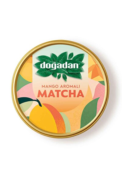 Doğadan Mango Aromalı Matcha Yeşil Çay Tozu 25 G
