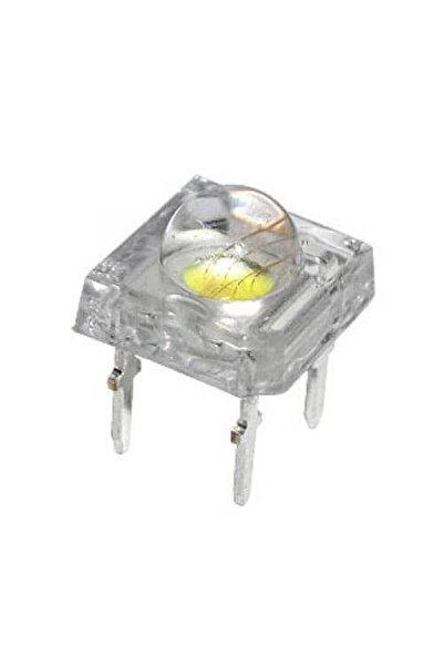 Robotistan 5mm Piranha 4 Pin Flux LED – Kırmızı