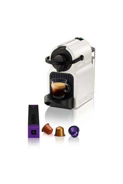 Nespresso Inissia C40 Espresso Capsule Coffee Machine, 19 Bar, 0.7 L, 1260 W - White