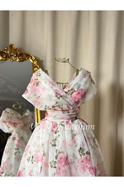 vanus fashion فستان مشجر طويل 4342