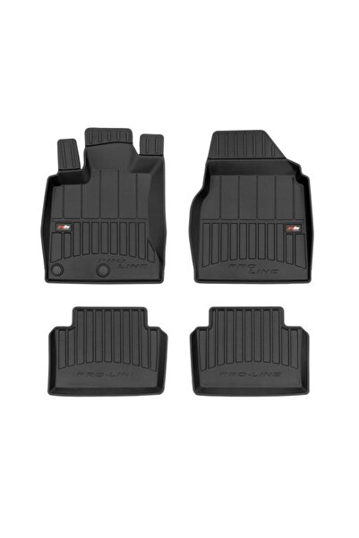 Mammoth Set covorase auto TPE 4 buc proLine 3D, negru, potrivit NISSAN QASHQA...