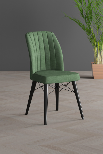 Casafun Scaun Cafe Fan, speciala pentru HORECA, cafenea, restaurant, bucaterie, picioare NEGRU lemn natur