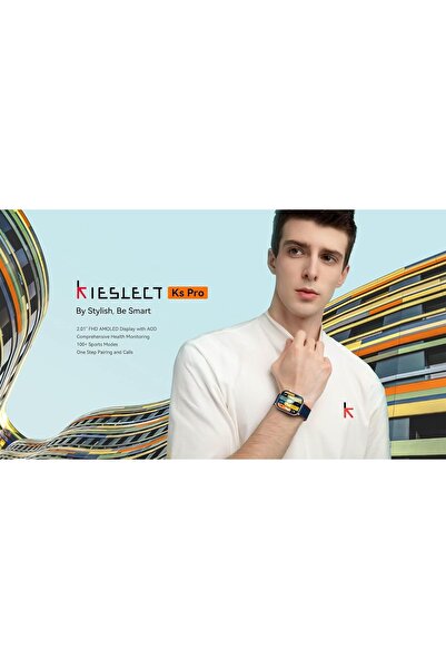 Generic Kieslect Ks Pro calling smart watch with new upgrade version (high speed) - silver