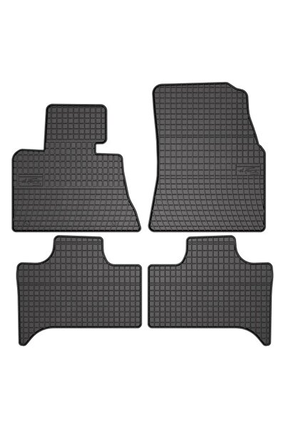 Mammoth Set 4 covorase auto cauciuc BASIC, Fata/Spate, negru, potrivit BMW X5...