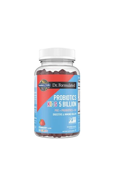 GARDEN OF LIFE Dr. Formulated Kids 5 Billion Gummies, 60 ζελεδάκια φράουλας -