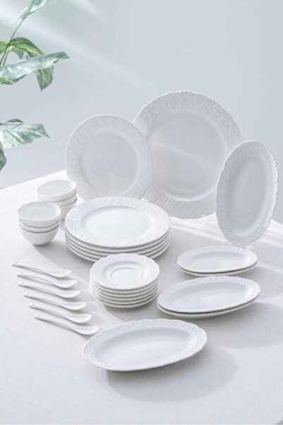 ACAR Mabel Porselen 6 Kişilik 31 Parça Kahvaltı Takımı