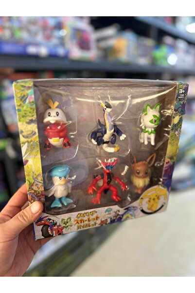 VARDEM OYUNCAK مجموعة شخصيات بوكيمون القابلة للجمع من سكارليت وفيوليت - مع شخ...