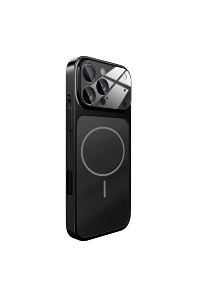 VERTEK Carcasă MagLens, SlimCase, Glass Guard, protecție cameră, pentru Apple iPhone 15 - Negru