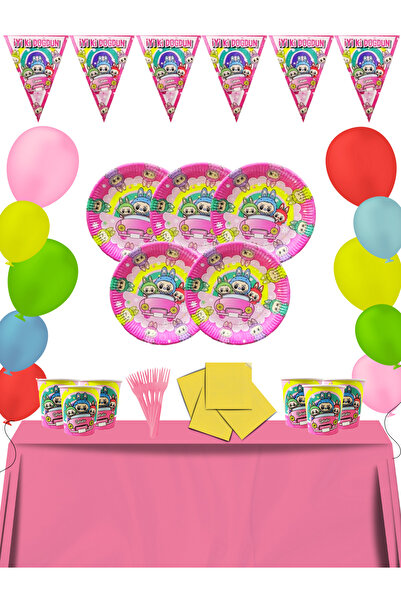 snowparty مجموعة حفلة عيد ميلاد لابوبو لـ 40 شخصًا