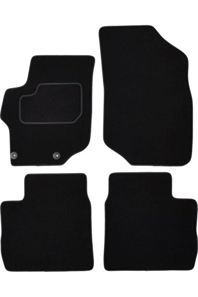 Mammoth Set covorase 4 buc, fata/spate, velur negru, potrivit PEUGEOT 301 11.12-