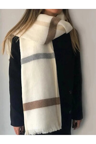 Versla Ekose Desenli Atkı Şal