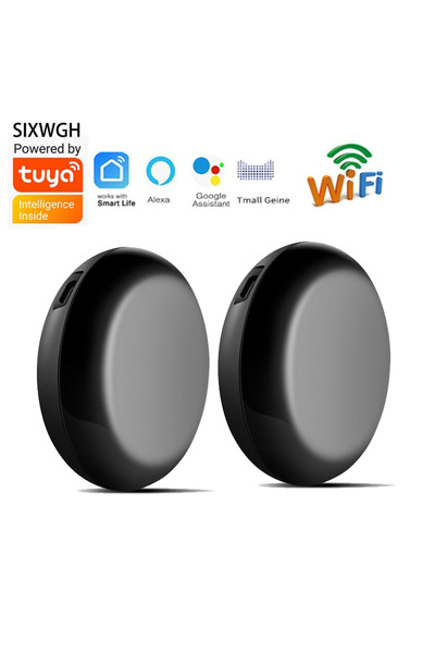 Choice1 2 pcs Black WiFi IR Control Hub Wireless Remote Control Via Smartlife...