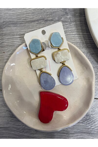 gozdeasutayaccessory Blue Natural Stone Earrings