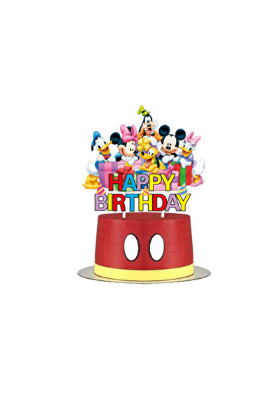 Choice3 4 Disney Mickey Minnie Cake Topper, Minnie Birthday Decorations，Minni...