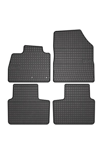 Mammoth Set 4 covorase auto cauciuc BASIC, Fata/Spate, negru, potrivit RENAUL...