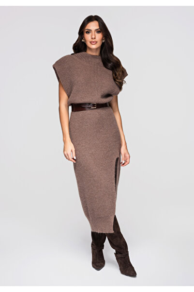 Larica by Ombre Damenpullover LW-SWSW-0119 v2 - braun