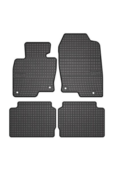 Mammoth Set 4 covorase auto cauciuc BASIC, Fata/Spate, negru, potrivit MAZDA ...