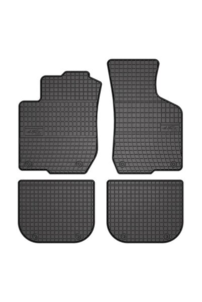 Mammoth Set 4 covorase auto cauciuc BASIC, Fata/Spate, negru, potrivit AUDI A...