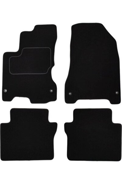 Mammoth Set covorase 4 buc, fata/spate, velur negru, potrivit RENAULT KOLEOS ...