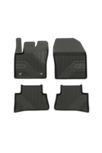 Mammoth Set covorase auto TPE 4 buc No. 77, Fata/Spate, negru, potrivit TOYOT...