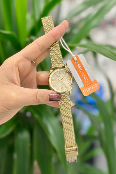 Ferrucci Çelik Kordon Su Geçirmez Garantili Kadın Kol Saati