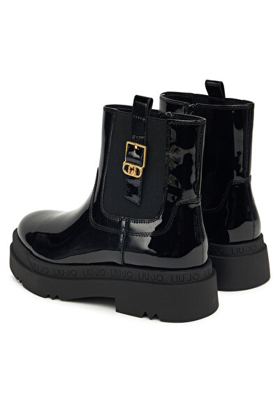 Liu Jo ankle boots woman Black 22222 Love 63