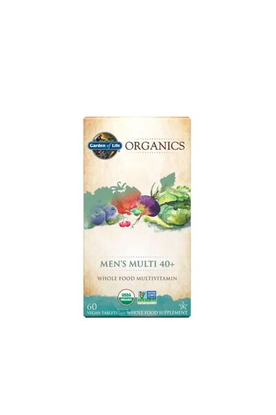 GARDEN OF LIFE Organics Men's Multi 40+ 60 de comprimate -