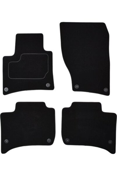 Mammoth Set covorase 4 buc, fata/spate, velur negru, potrivit VW TOUAREG 01.1...