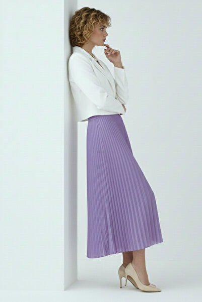 benguen Pleated Skirt 4560 Lilac