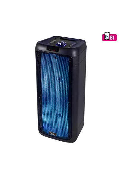 Party Ηχείο, 2x20cm, Full LED, Μπαταρία