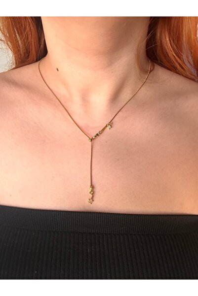 sevvelry Asansör yıldız kolye çelik