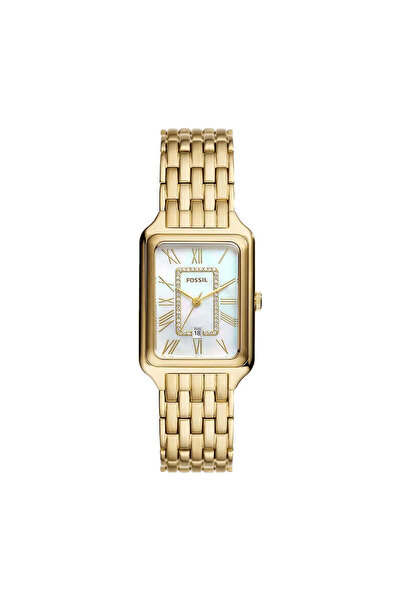 Fossil Raquel Three-Hand Date Gold-Tone Stainless Steel Ladies Watch ES5304