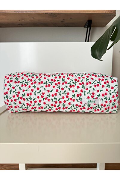 Generic Brand Cherry Patterned 100% Cotton Hair Styling Tool |   38X12X14 cm ...