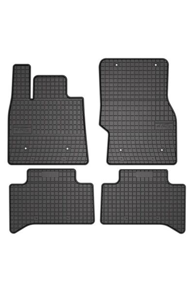 Mammoth Set 4 covorase auto cauciuc BASIC, Fata/Spate, negru, potrivit ALFA ROMEO STELVIO 12.16-, Crossover