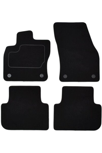 Mammoth Set covorase 4 buc, fata/spate, velur negru, potrivit VW TIGUAN 01.16...