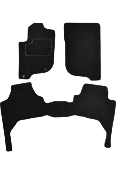 Mammoth Set covorase auto velur 3 buc, Fata/Spate, negru, potrivit MITSUBISHI...