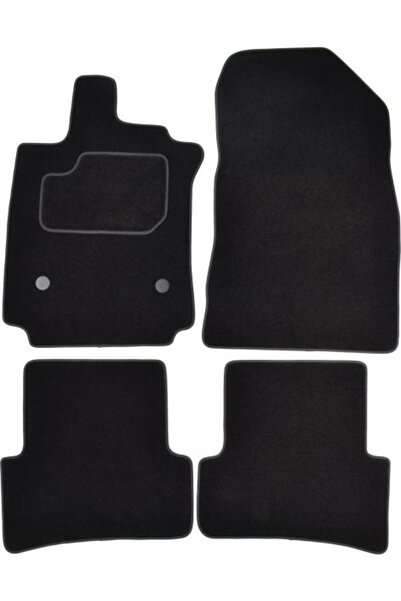 Mammoth Set covorase 4 buc, fata/spate, velur negru, potrivit RENAULT CLIO IV 11.12-08.21, Sedan