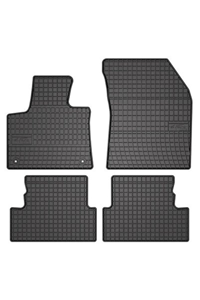 Mammoth Set 4 covorase auto cauciuc BASIC, Fata/Spate, negru, potrivit PEUGEO...