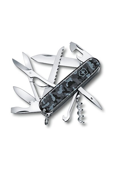 Victorinox Huntsman Swiss Multitool Knife Navy Camouflage (1.3713.942)