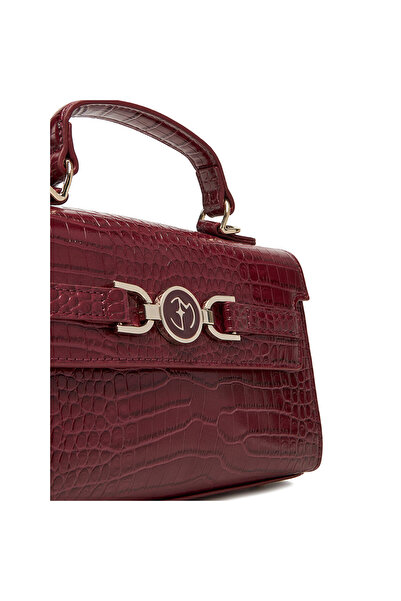 Eva Minge geantă de mână femeie bordo