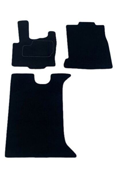 Mammoth Set covorase auto velur 3 buc, Fata/Spate, negru, potrivit DAF XF 105...