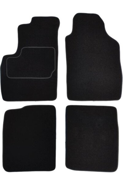 Mammoth Set covorase 4 buc, fata/spate, velur negru, potrivit FIAT PANDA 09.0...