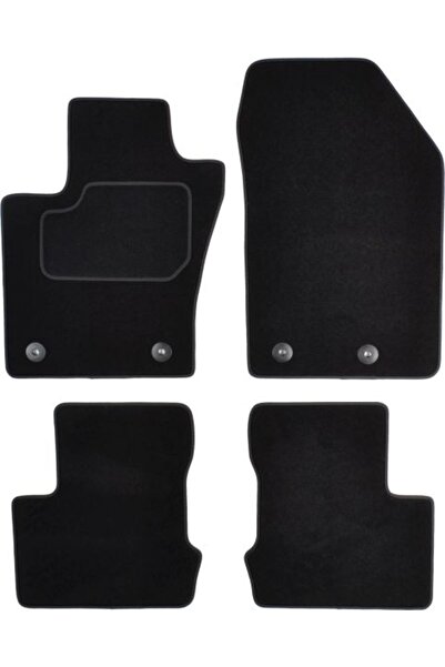 Mammoth Set covorase 4 buc, fata/spate, velur negru, potrivit FIAT 500X 09.14...