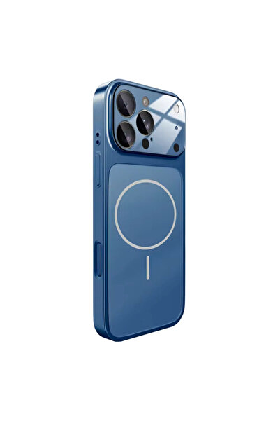 VERTEK Carcasă de protecție pentru cameră MagLens SlimCase Glass Guard pentru Apple iPhone 16 - Albastră