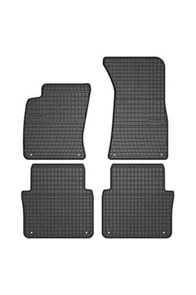 Mammoth Set 4 covorase auto cauciuc BASIC, Fata/Spate, negru, potrivit AUDI A...