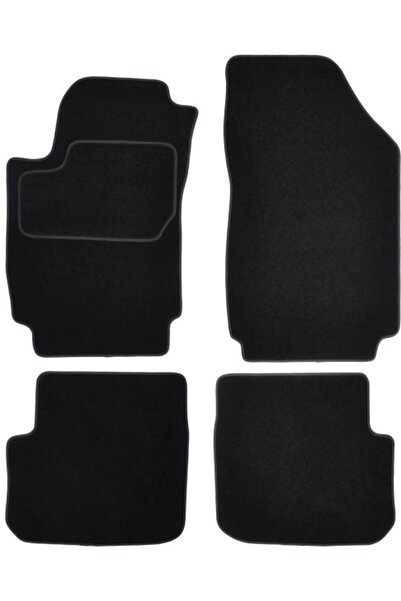 Mammoth Set covorase 4 buc, fata/spate, velur negru, potrivit FIAT STILO 10.0...