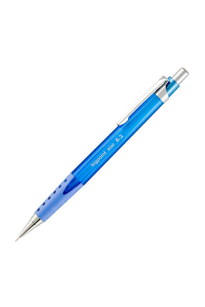 Bigpoint Star Versatil Kalem, 0.3 mm, Metal Uçlu, Mavi