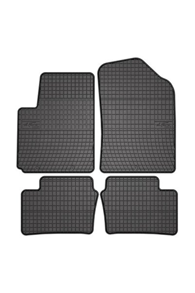 Mammoth Set 4 covorase auto cauciuc BASIC, Fata/Spate, negru, potrivit KIA PI...