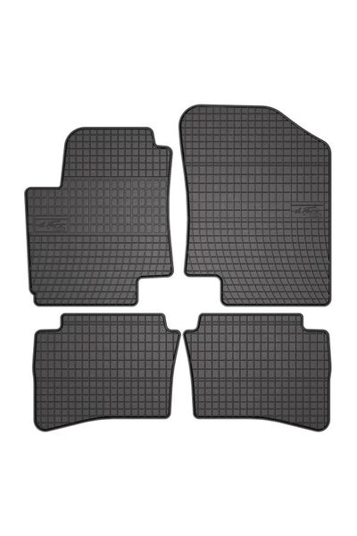 Mammoth Set 4 covorase auto cauciuc BASIC, Fata/Spate, negru, potrivit HYUNDA...