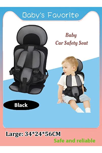 Generic وسادة عربة أطفال قابلة للتعديل والطي، وسادة مقعد أمان للسيارة، ملحقات سفر